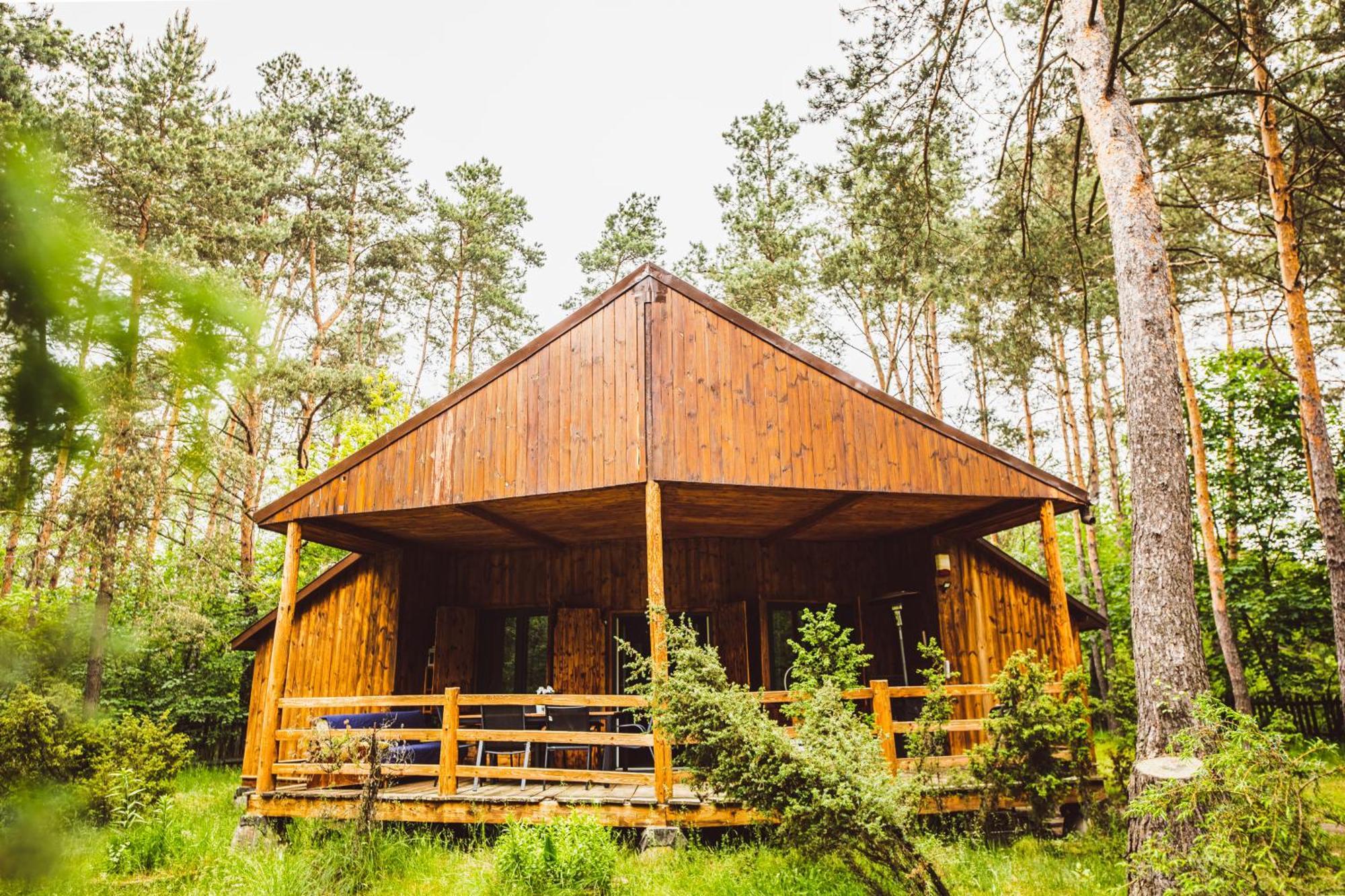 Cozy Nature Retreat With Patio Fireplace Garden Maciejowice Exterior photo